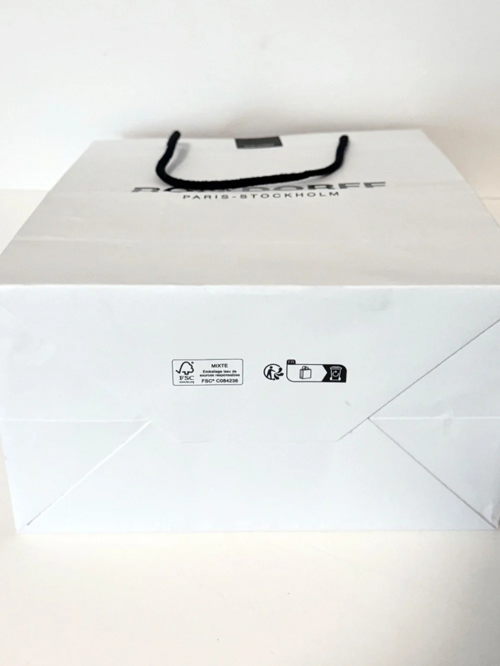 Ron Dorff Paris Shopping Gift Bag 13” x 10” x 6” Empty Designer Packaging